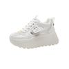 2025 summer new shoes versatile platform white shoes heightening women's shoes breathable feet small women's casual shoes