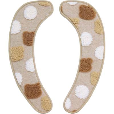 Okato Fuwarinko Paste Type Toilet Seat Bear Beige Fluffy and Soft To the Touch Washable Odor Deodorizing Process Antibacterial, Resistant,