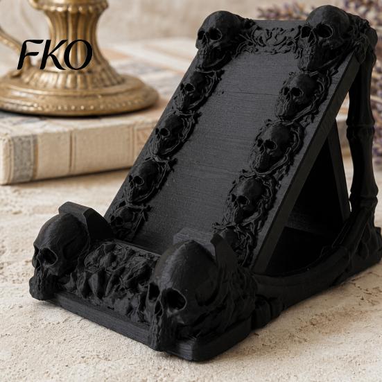 Universal Phone Stand 3D Printed Skeleton Mobile Holder, Stand, Decorative for Large Screens Support, Creative Skulls Holder All Models Energy Shape
