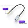 Phone Tablet PC Accessories With USB C Port Cable Conversion Earphone Microphone 3.5mm To Type-C Aux Analog signal Audio Adapter