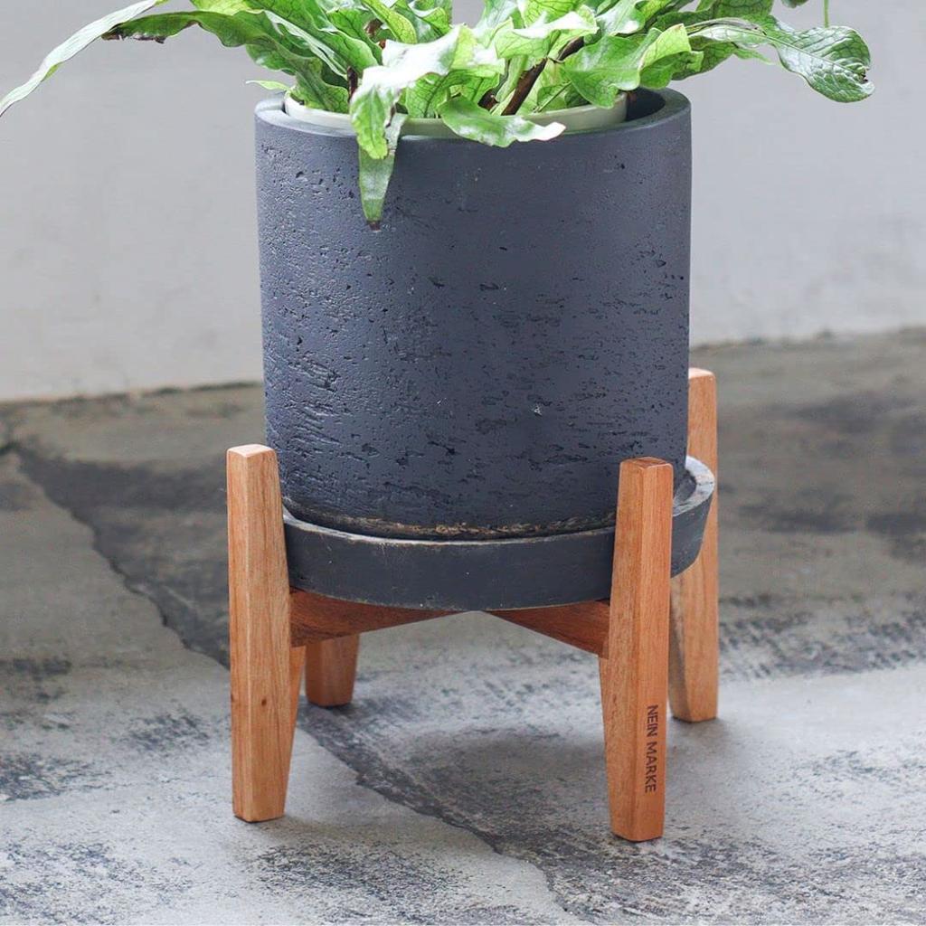03 Pot Stand L Low Type 24 X Depth 24 X Height Cm Recommended for Pots Up To 20 Cm In Diameter Flower Stand Planter Stand Flower Pot Stand 15.3