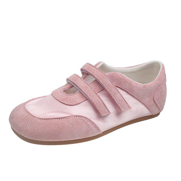 Nuove scarpe da ginnastica tedesche estive con velcro e suola morbida, traspiranti, a suola piatta, sportive, casual, da ballo
