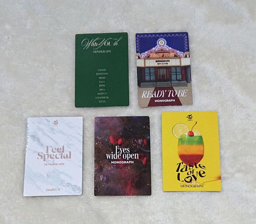 [USED] Twice Summer Nights Monograph Trading Cards, Pocari Sweat Collaboration, and More