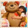 1/3pcs Large 3D Bear Aluminum Balloon, for Birthday Wedding Valentine's Day, Big Animal Theme Party Photo Background Decor