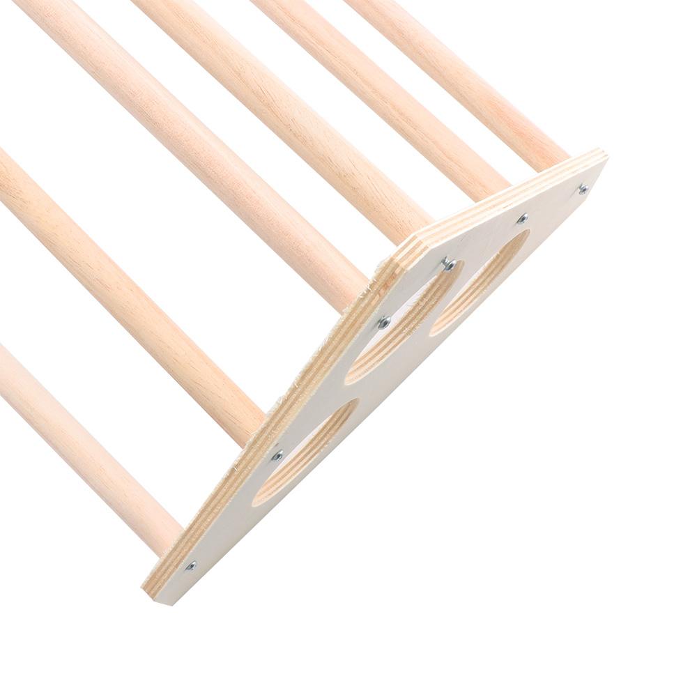 Poultry Ducks Trainning Hens Wooden Ladder Chick Roost Bar Parrot Swing Bird Stand Chicken Perch