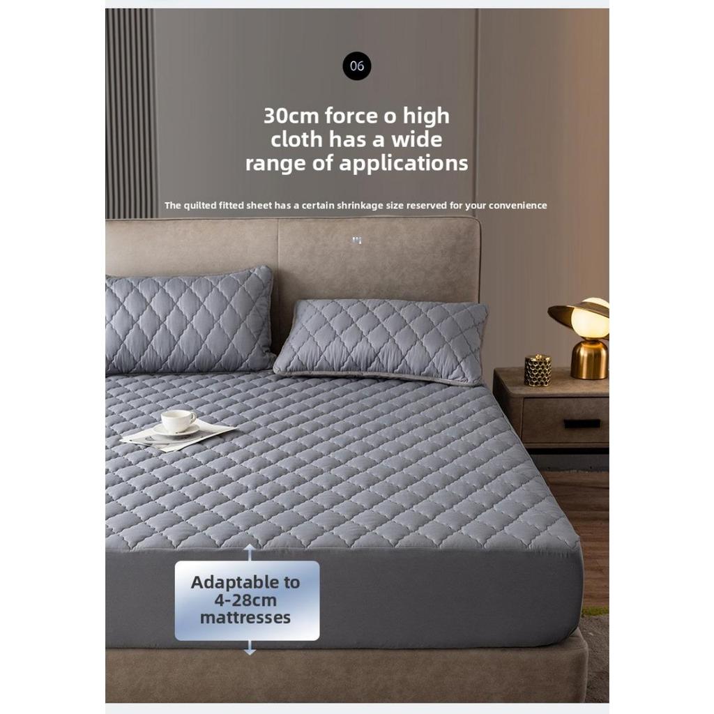 Ultraweicher Kühlender Wasserdichter Matratzenschoner, Schmutzabweisend und Knitterarm - Sehr Gut Geeignet für Schlafzimmer und Hotelmatratzenschutz