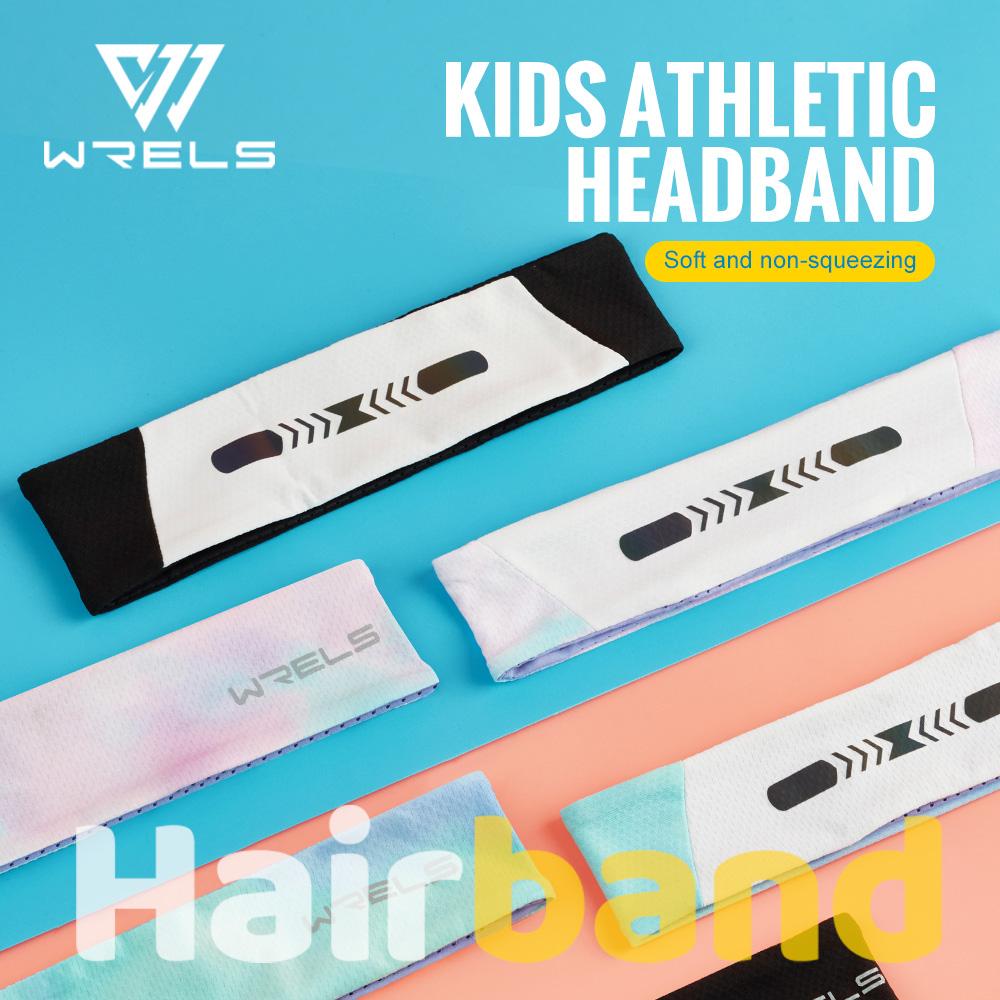 WRELS Sports Quick Dry Headband Anti-slip Sweat Absorbing Elastic Sweatband Running Fitness Lightweight Sports Workout Hairband