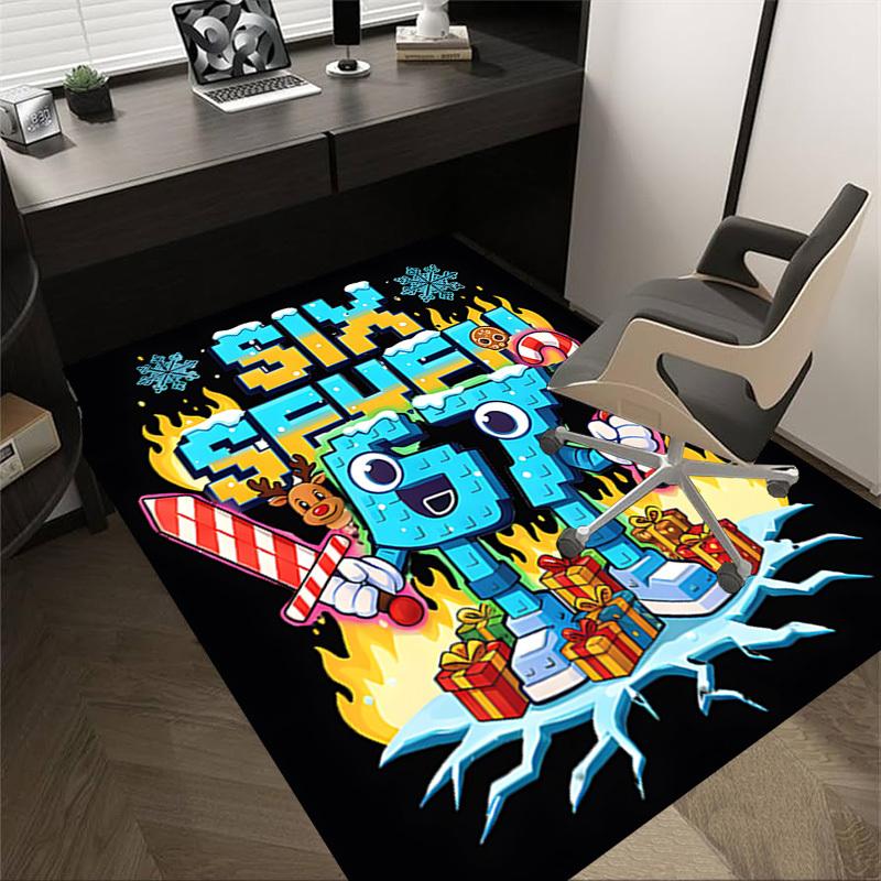

1PC Christmas, winter Extra Large Non-Slip Floor carpet, Office, family, bedroom, Studio - Large Area Rug,Longlasting Material-K0360 60cm by 90cm