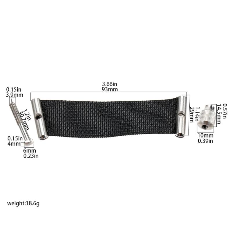 Nylon Single Screw Adjust Saxophone Mouthpiece Clip Saxophone Mouthpiece Ligature Clip Saxophone Climp Fastener Clip