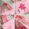 New Mini Canvas Bag Cartoon Women's Handbag Korean Style Small Bags Cute Hand Lunch Bag Casual Tote Bags Hand Snack Bag Chang