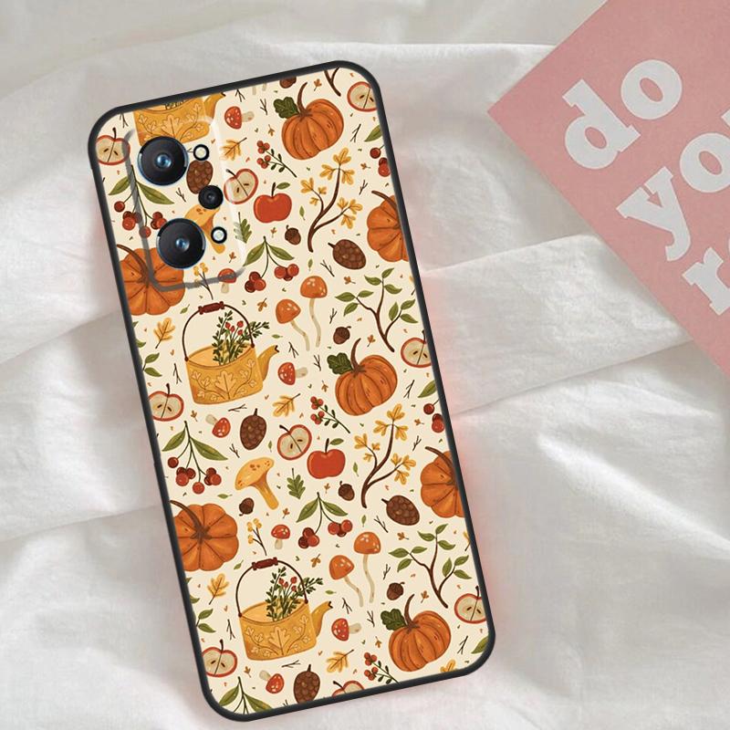 Cozy Autumn Cottage For Realme C30 C31 C33 C35 C55 C21Y GT Neo 5 3T 2T OnePlus 11 10 9 Pro Nord CE 3 2 Lite Case