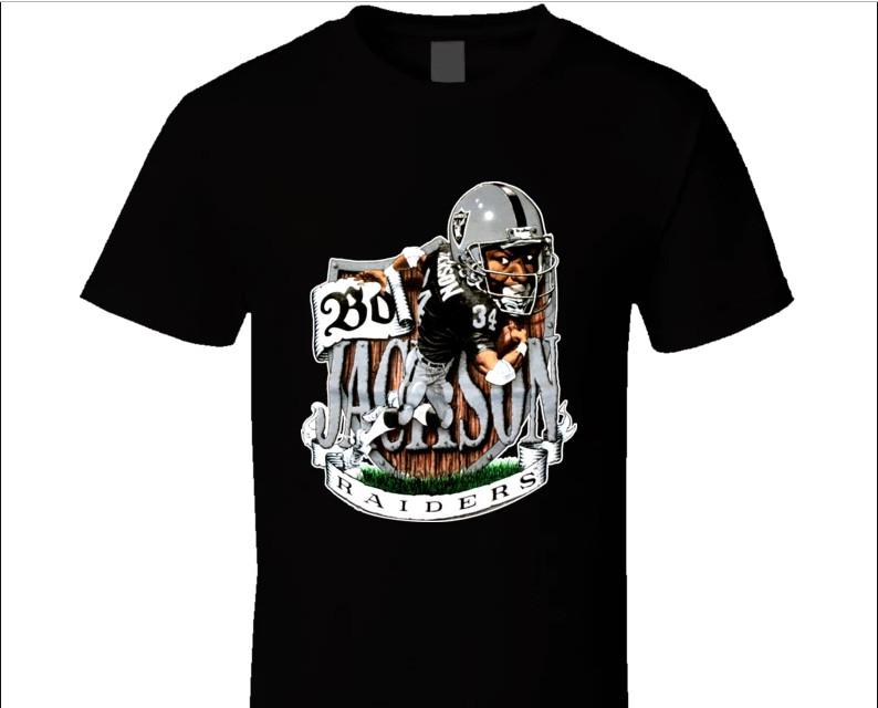 BO JACKSON Christmas shirt CARICATURE Black Men S-234XL T-shirt