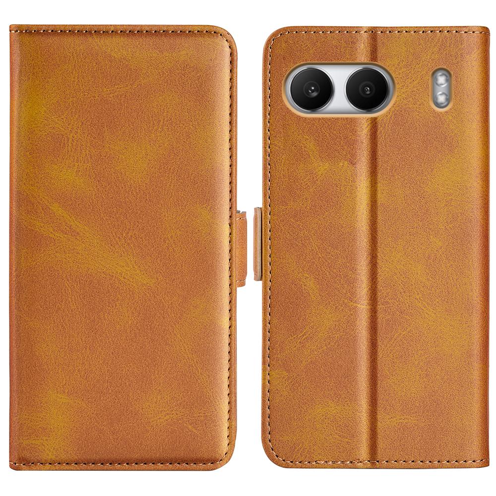 For OnePlus Nord 4 Stand Case Calf Texture Leather Wallet Phone Cover