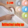 Bathroom Shower Sealing Tape PVC Bath Toilet Caulk Tape Self Adhesive Waterproof Mildew Proof Tapes For Kitchen Sink Wall Corner
