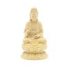 Statue bouddhiste spéciale Mini statue assise de Seikannon hauteur largeur profondeur Buis d'eau 8203 Kurita's [Bodhisattva] (total 6.5cm, 4cm, 3.5cm)