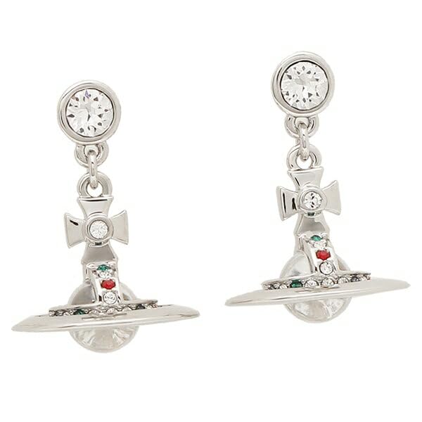 

Vivienne Westwood Petit Orb Silver 62020032 02P019 Earrings, Women s, [Used]