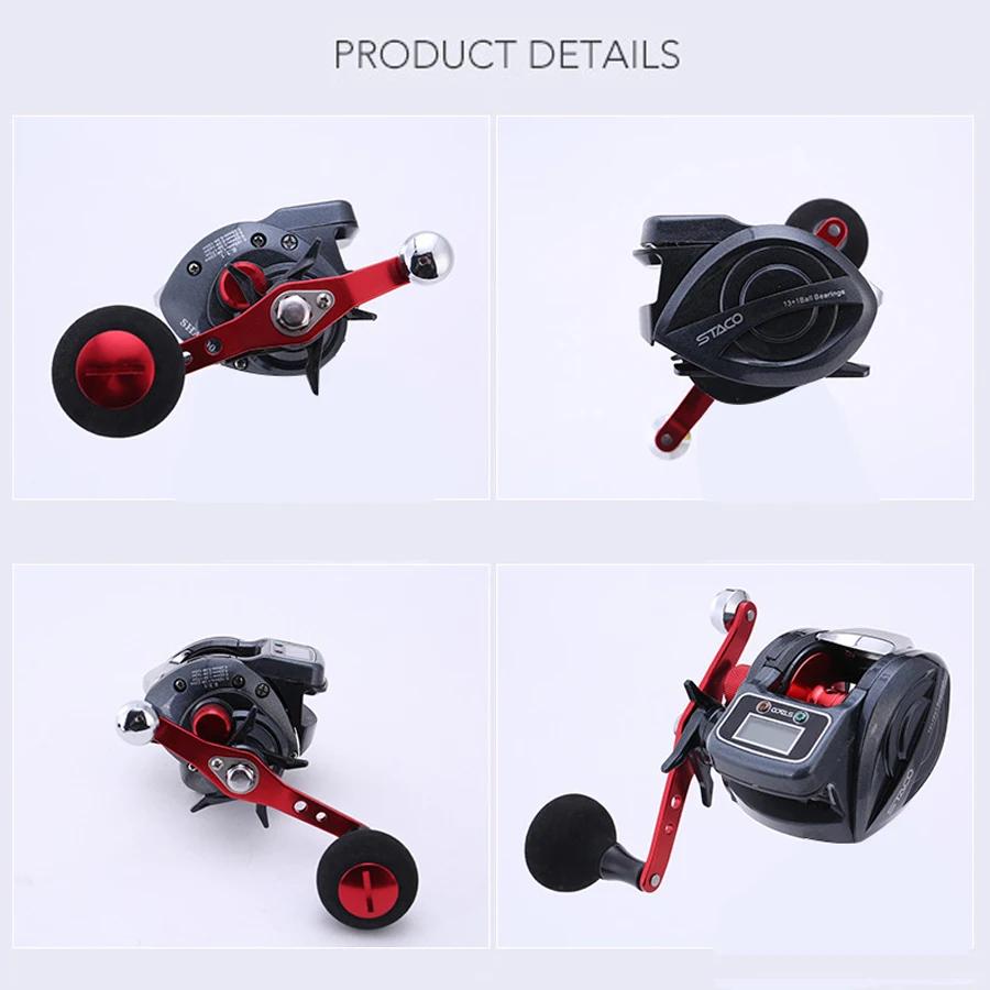 LED Digital Show Line Counter Baitcasting Reel 6.3:1 High Speed 13+1BB Low Profile Left Right Hand for Bass Saltwater Freshwater 260319