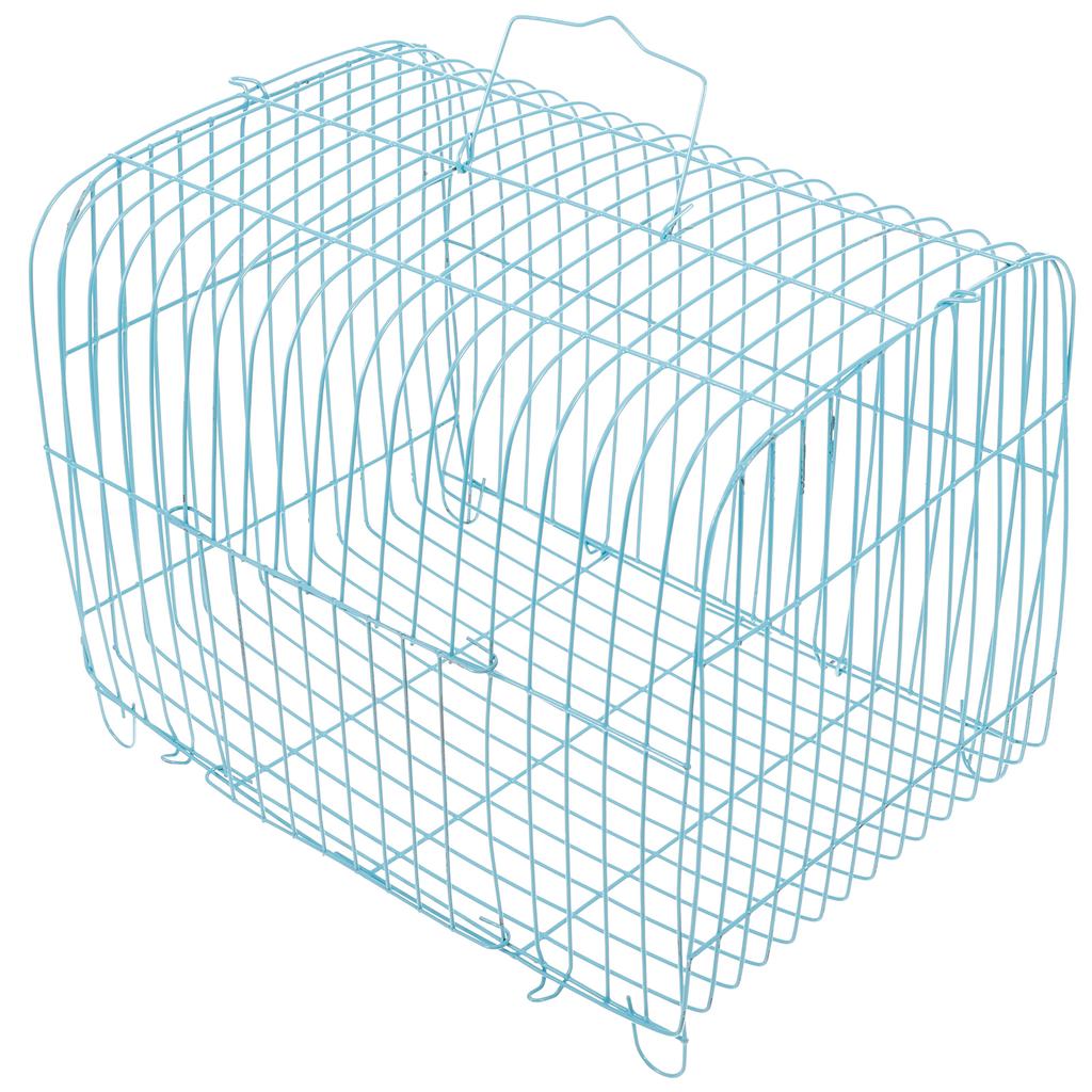 Parrot Cage Wire Bird Cages For Birds Pet Portable Handheld Steel Travel Carrier
