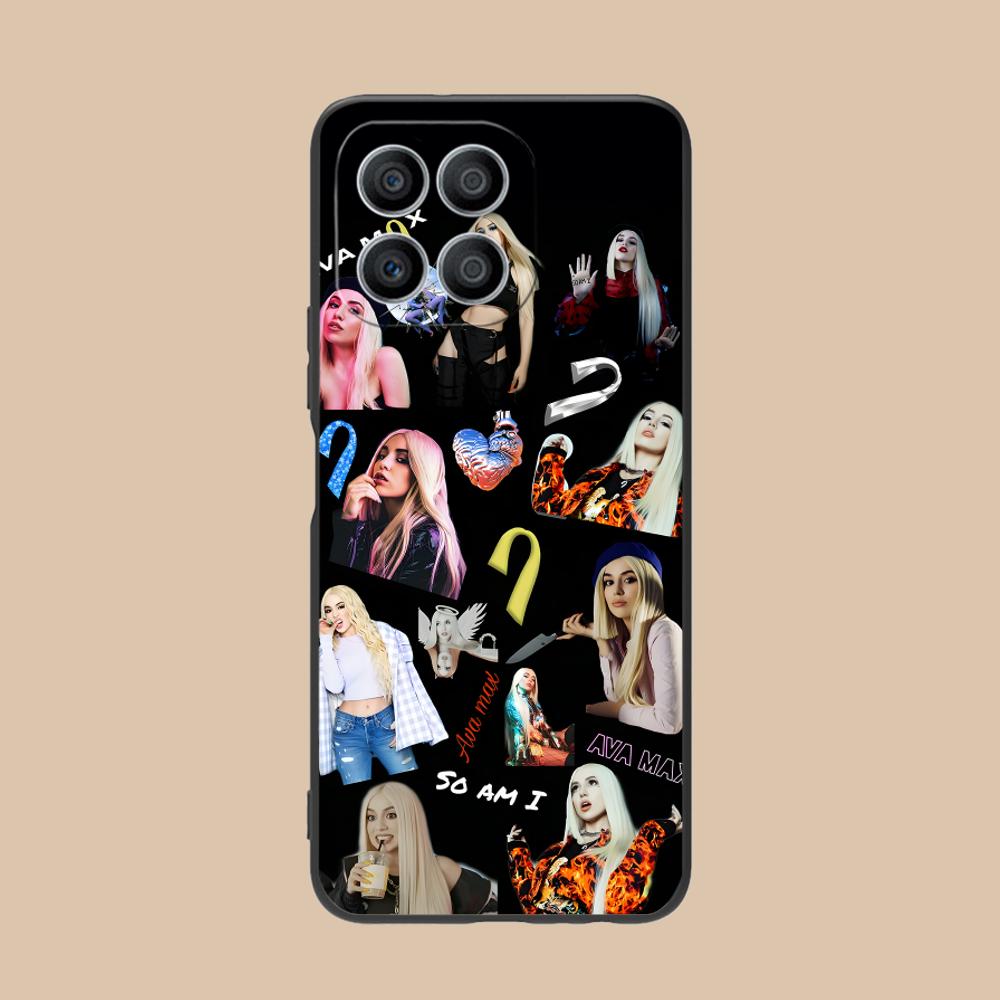 Fashion Ava Max Matte TPU Mobile Phone Case for Honor 90 80 70 60 50 30 20 10 9 8 7 Pro S SE Lite 5G Colorful Printing Cover