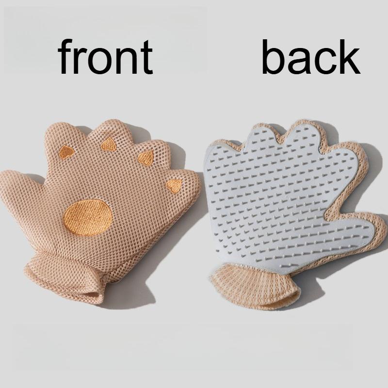 Cat Gloves Cat Hair Removal Pet Hair Removal Brushing Dog Bathing Massage Comb Silicone Hair Removal Pet Supplies