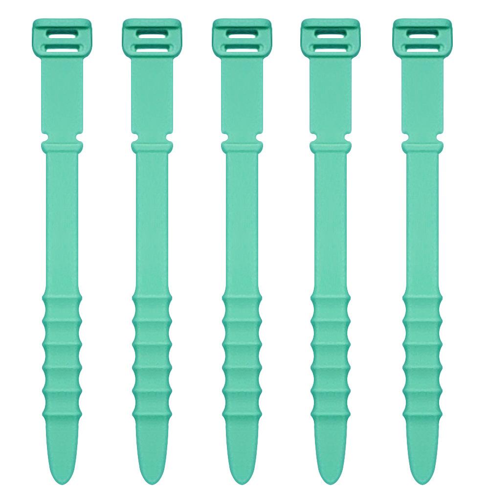 11/1/pcs Reusable Soft Silicone Fastening Cable Ties Cord Organizer for Earphone Mouse Cable Winder Portable Wire Organizer
