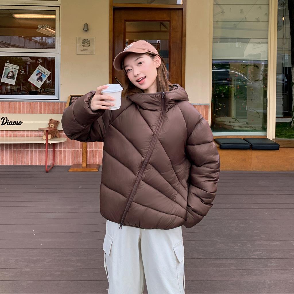 New Twill Down Cotton-padded Clothes for Women's Autumn and Winter New Jackets Loose Casual Cotton-padded Jackets Thickened