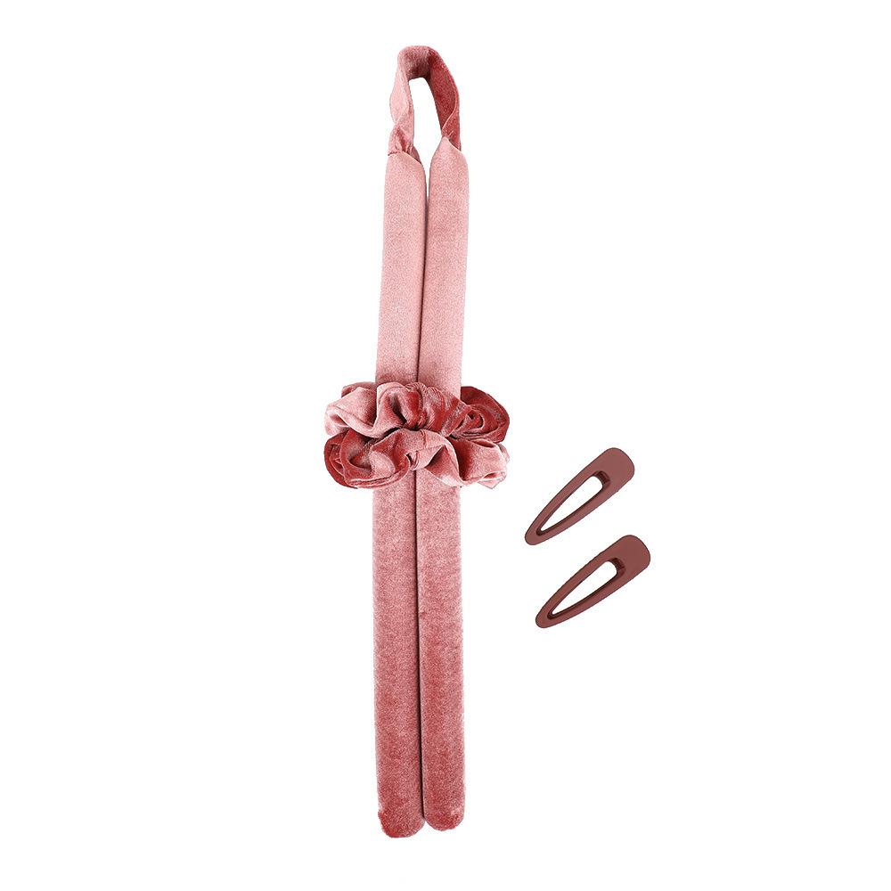 EVA Big Wave Curling Wand No Heat Microfiber Super Plush Heatless Curling Iron Lazy Curling Wand Heatless Curls Rollers Ribbon