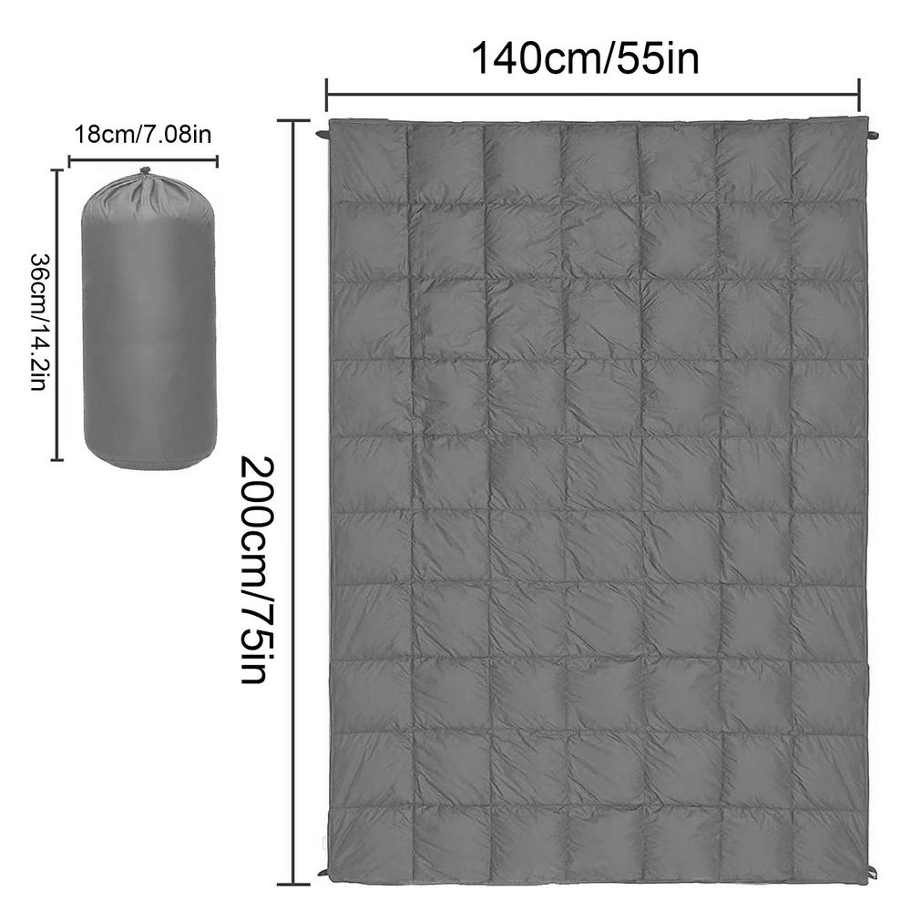 

Зимнее пуховое одеяло для кемпинга в помещении и на открытом воздухе, походное одеяло, упаковочное одеяло для кемпинга, портативное термопуховое одеяло для путешествий, пешего туризма france