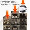 New Transparent Basketball Shoe Box Acrylic Dust-proof Storage Box Anti-oxidation with Suction Shoe Cabinet Household Dormitory