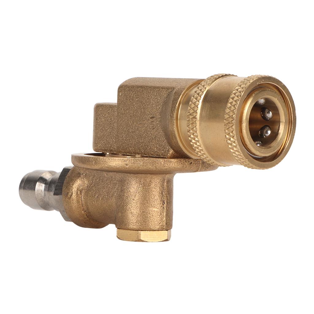 Quick Connecting Pivoting Coupler Attachment 1Celsius4in for Pressure Washer Nozzle 4500psi Garden Supplies