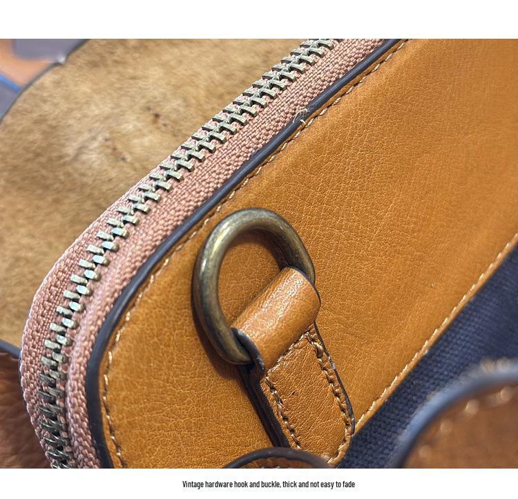 2025 Spring Casual Women's Genuine Leather Tote: Versatile Cowhide Shoulder/Crossbody Handbag
