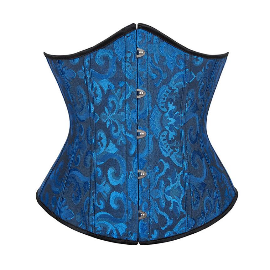 Women Solid Buckle Waist Trainer Corset Tummy Control Slimming Body Shaper