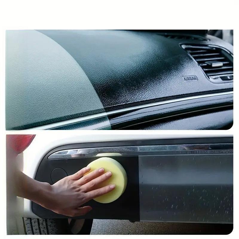 Car Scratch Remover & Interior Polish Repair Wax, Long-Lasting Protection Cream for Tires, Dashboard & Trim Restorer