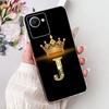 For Realme C30 Case Cute Crown Letter Cover Soft Silicone Phone Case For Realme C 30 C30 4G RMX3581 RMX3623 Protection Covers