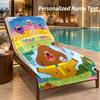 Hey Duggee Custom Name Beach Towel Large Soft Towel for Indoor Bathroom Outdoor Beach