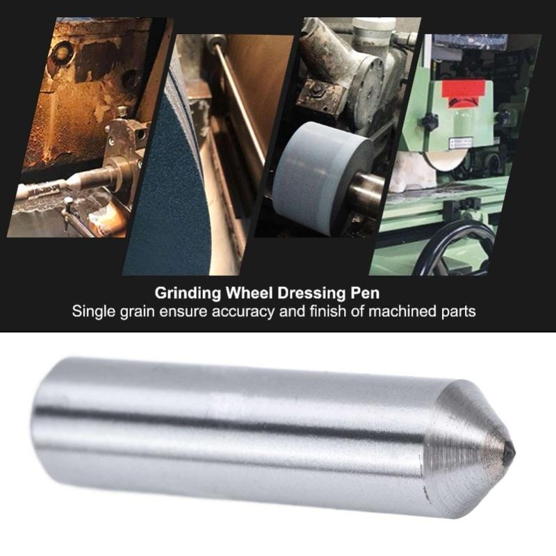 Diamond Dresser Single Point Grinding Wheel Dressing Pen Tapered Point Tool 0.3 Carat 12mm