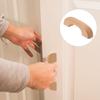 4Pcs Real Wood Cabinet Knobs Sturdy Drawer Handles Easy Install for Wardrobe Closet Dresser Bookcase Cabinet Renovation