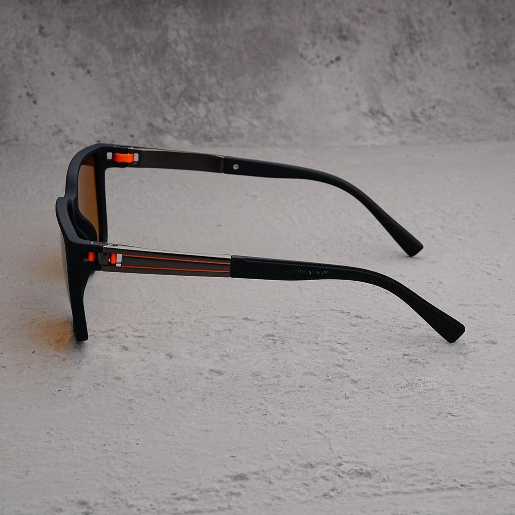 25 New Men's European-American Polarized Square Sunglasses for Travel, Driving & Outdoor Sports