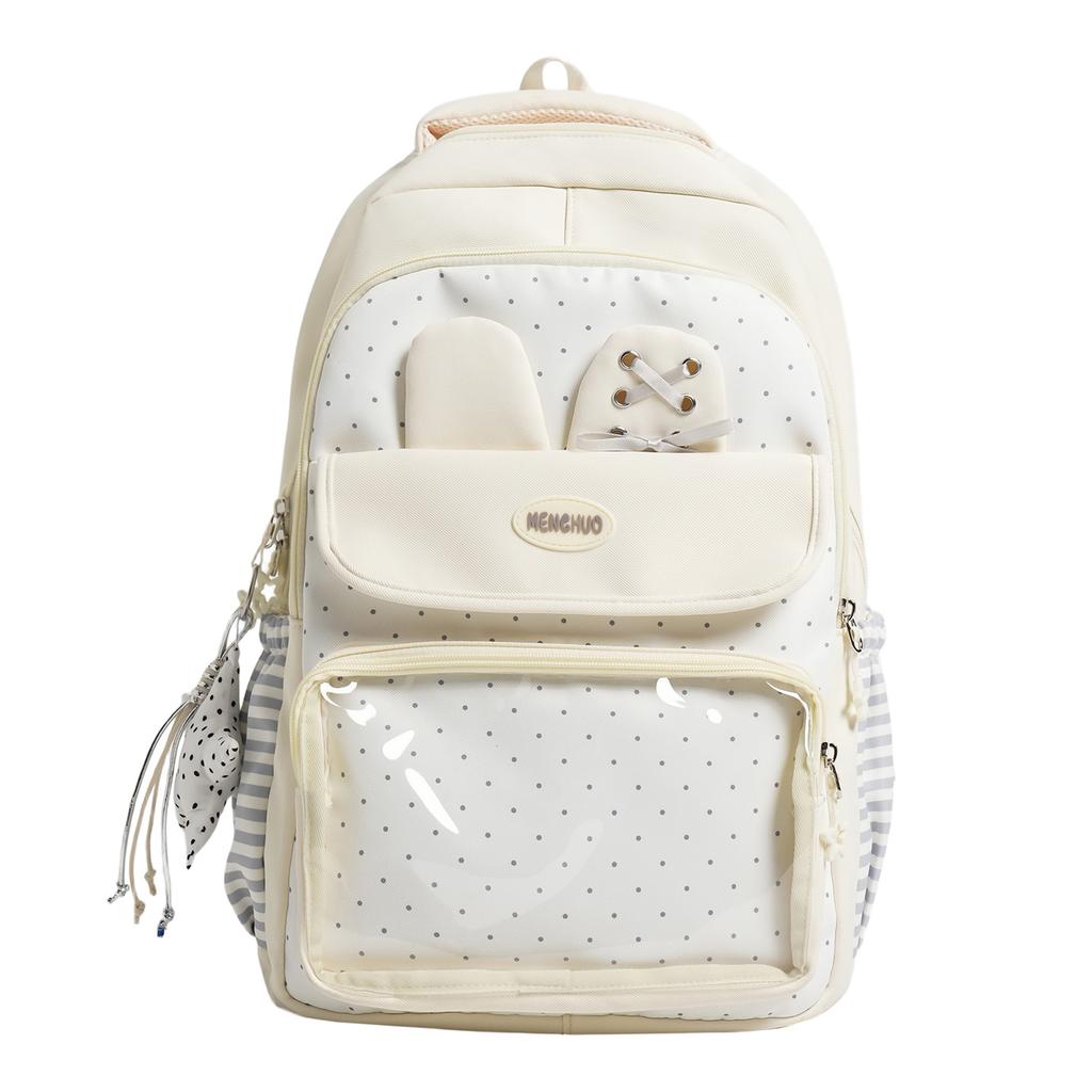 Schoolbag Japanese ins style new high-value schoolbag girls sweet junior high school pain backpack lightweight large-capacity backpack