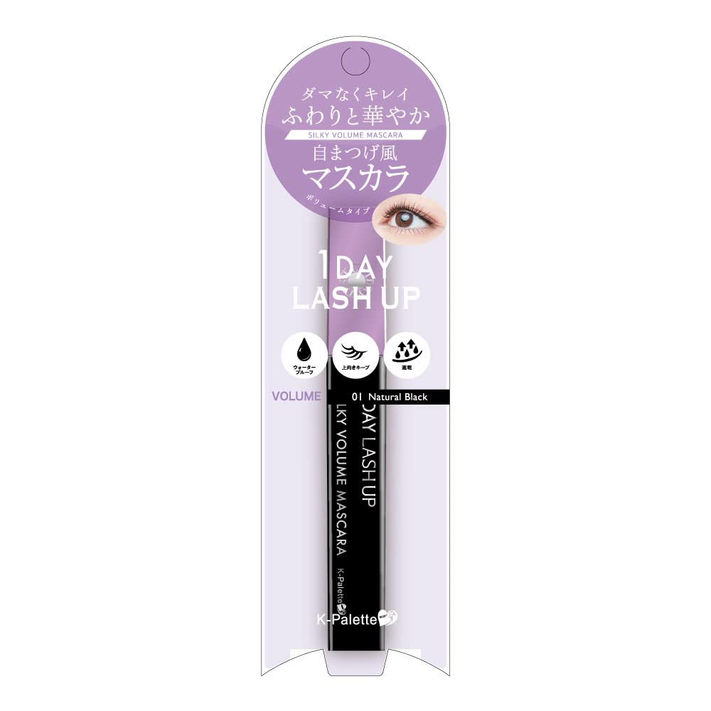 

1DAY LASH UP Silky Volume Mascara a 01 Natural Black K-Palette