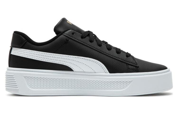 Puma Smash Platform V3 Sneakers 'Black White' Women's 390758-02