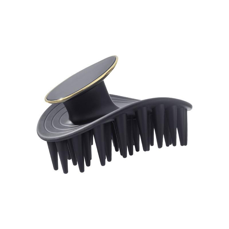 Leaf Silicone Scalp Scrubber Shampoo Brush - Hair Washing & Massage Comb