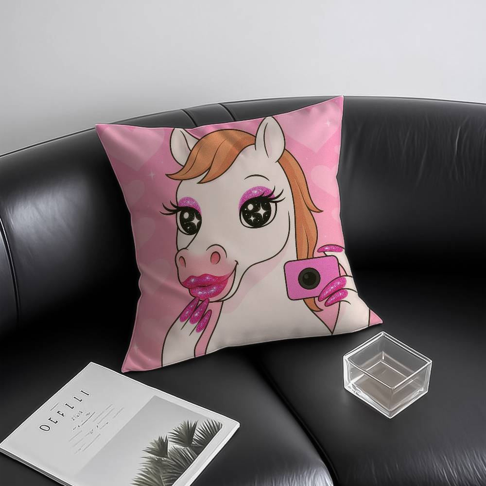Nail Art Animals Pillow Case Anti-dustmite Invisible zipper Sofa Bed