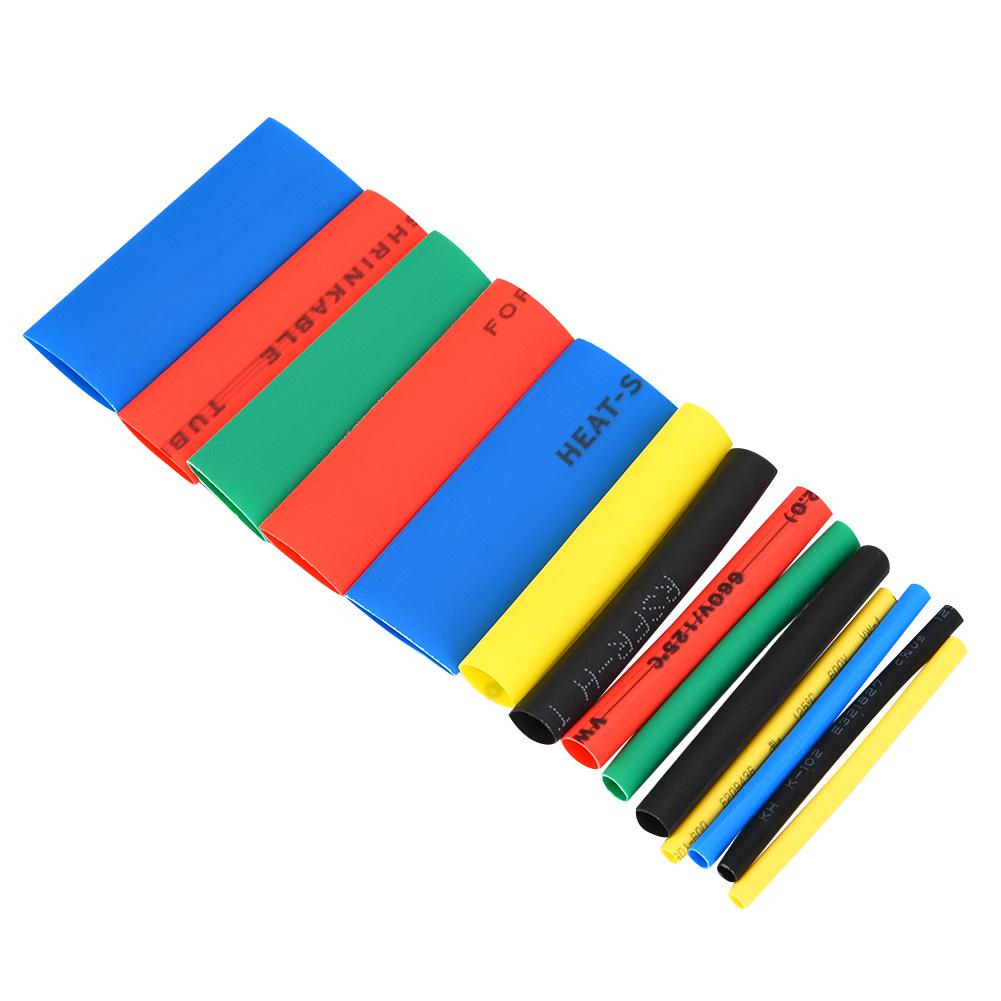 530pcs Heat Shrink Tube Polyolefin Insulated Shrinkable Tubing Wire Cable Sleeving Wrap