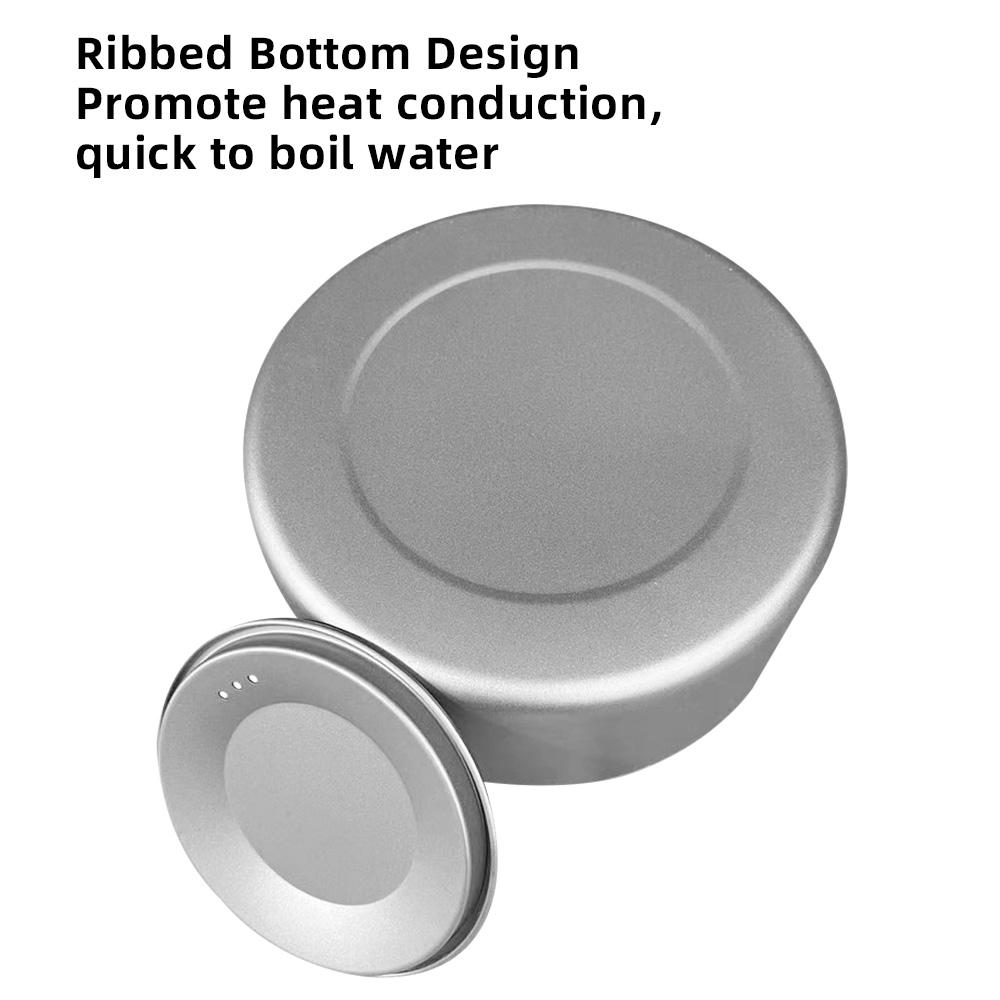 Camping vannkoker og reisekrussett Camp vannkoker for kokende vann Campingkopp og metallkopper til