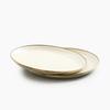 Barebones Enamel 2 Tone Plate Set of 2 Olive Drab