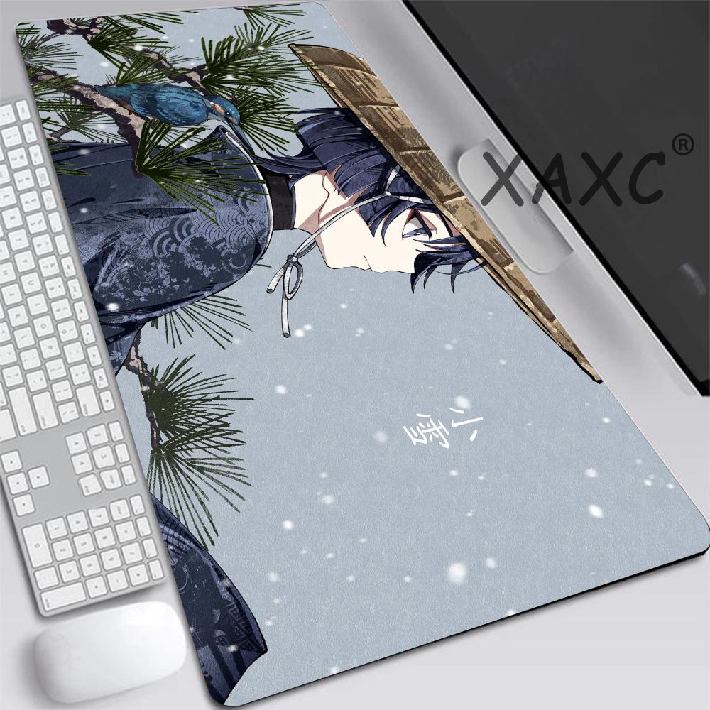 HYBXAXC Mouse Pad Cute HD Genshin Impact Pattern Kawaii Game Desk Pad Extended Gaming Keyboard Mats Large Xcm Gamer Mousepad