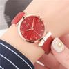 Pu Leather Strap Wristwatch Quartz Watches for Women Clock Watch Gift
