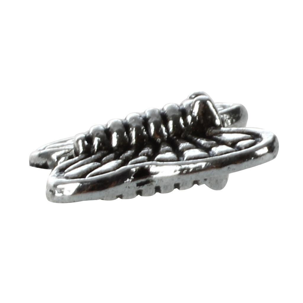 30pcs Tibetan Silver Butterfly Spacer Charm Beads 10mm