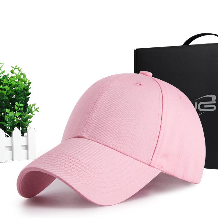 Solid Color Casual Golf Cap - Korean Style Sun Protection Baseball Hat for Men & Women